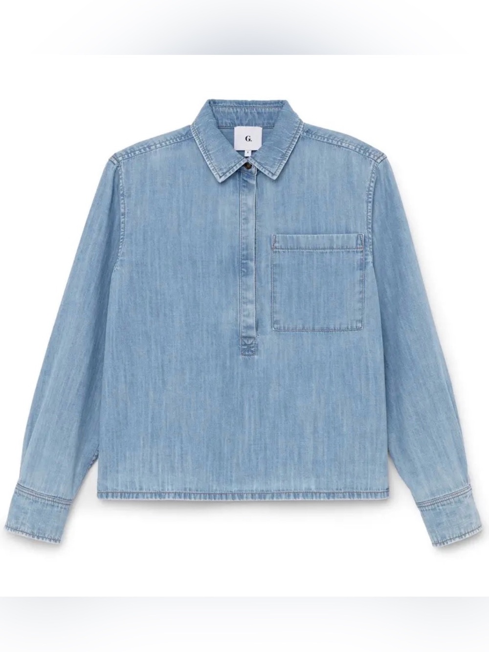 G. Label by goop Paloma Pop-Over Chambray Shirt